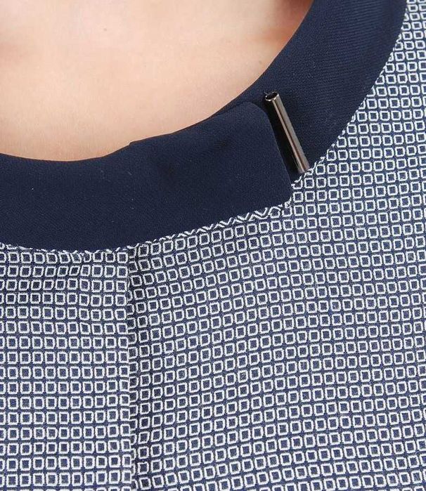 Sacou YOKKO office cu guler rotund si fusta conica midi noi, marime 36