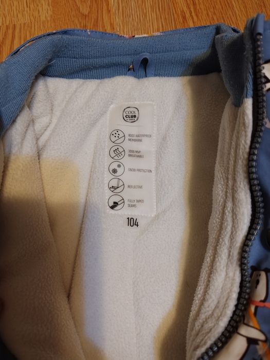 Combinezon și vestă de iarnă mărimea 104