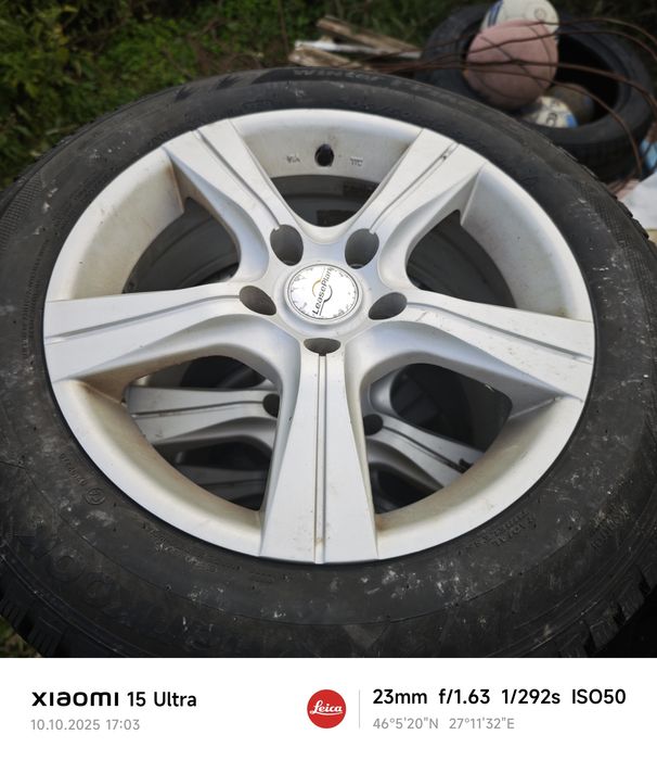 Jante audi R16 model A4 2008 anvelope iarnă 205/60/R16