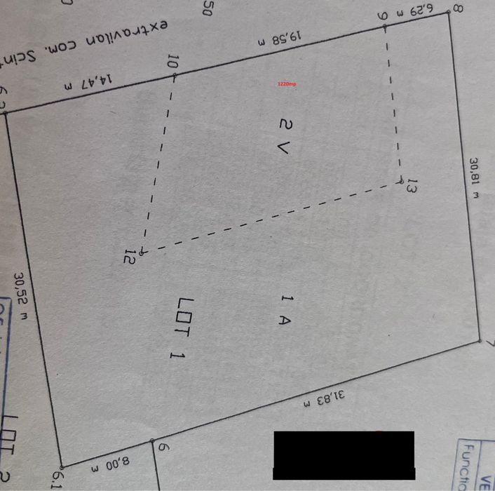 Teren+casa 2220mp Ciocarlesti