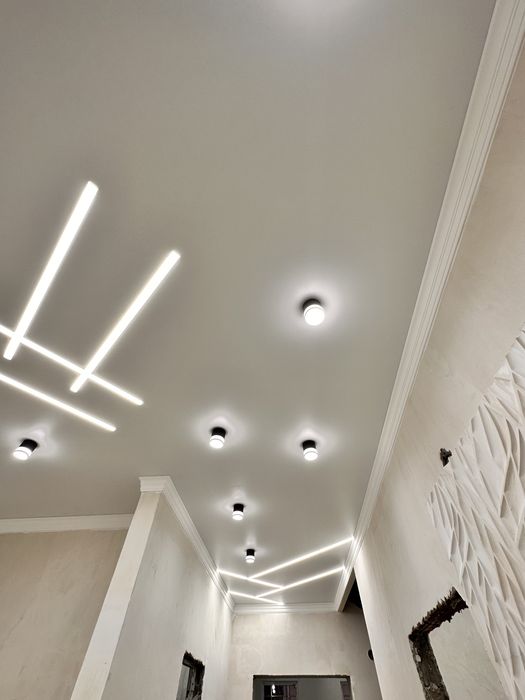 Кермелі төбе. Натяжной потолок. Натяжные потолки.город Актау.