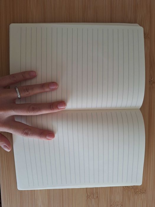 Бележник от висококачествена естествена кожа - ръчно изработен