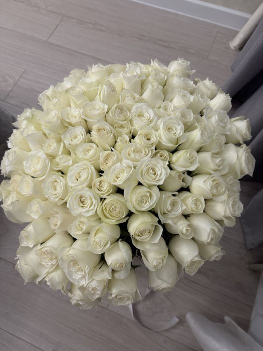 Цветы 101 шт, свежий букет. Город Актау