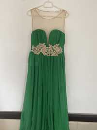 Rochie Nissa verde elegantă