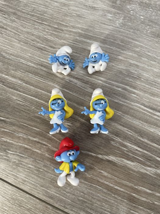 Figurine strumfi cu cinci lei bucata