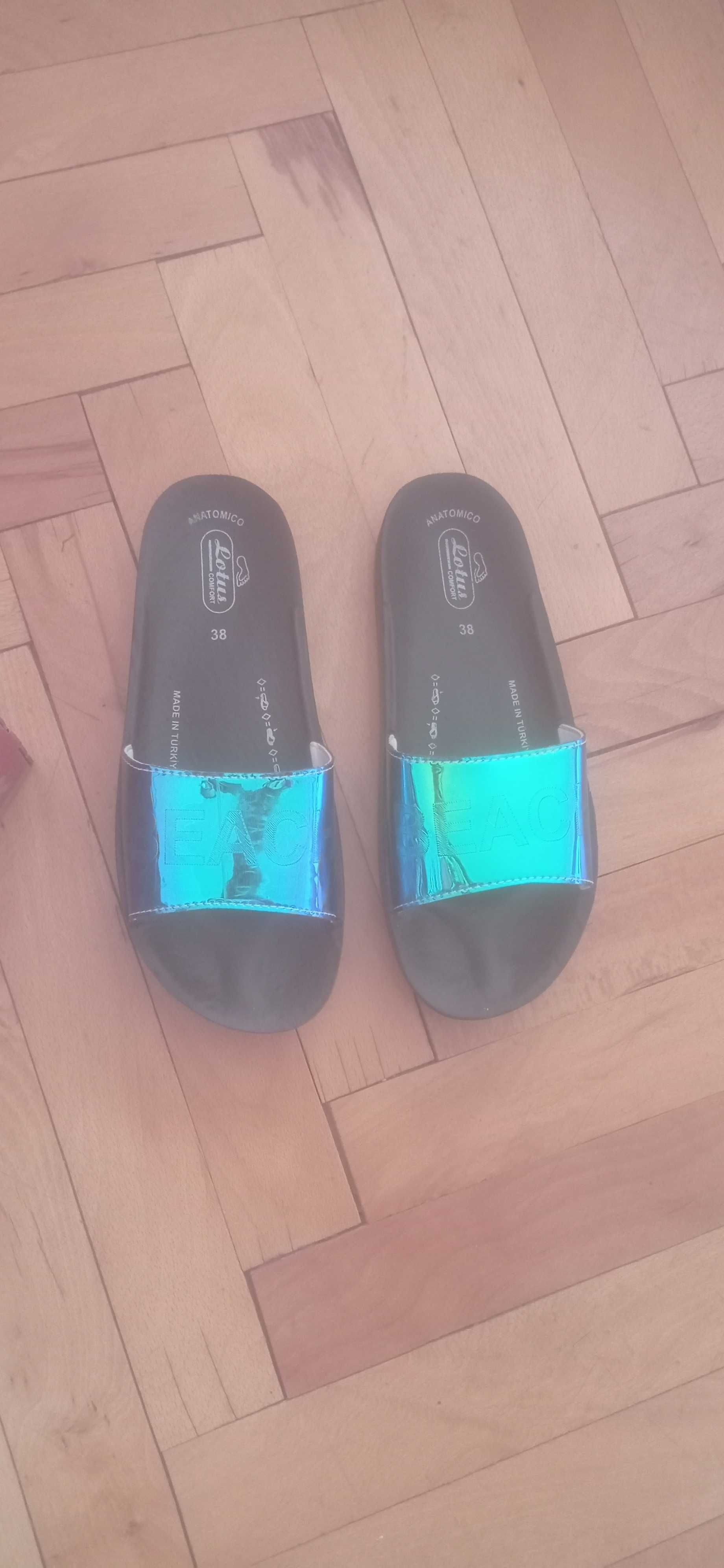 Кецове ZARA 38 черно бяло+ подарък чехли