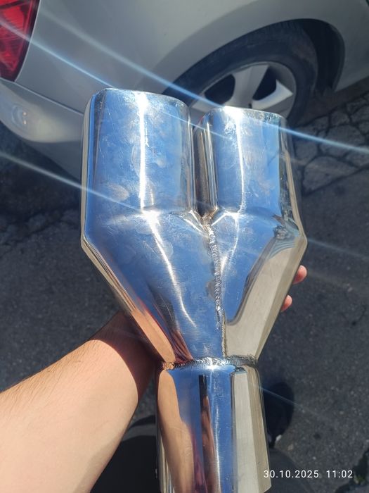 чисто нов ауспух