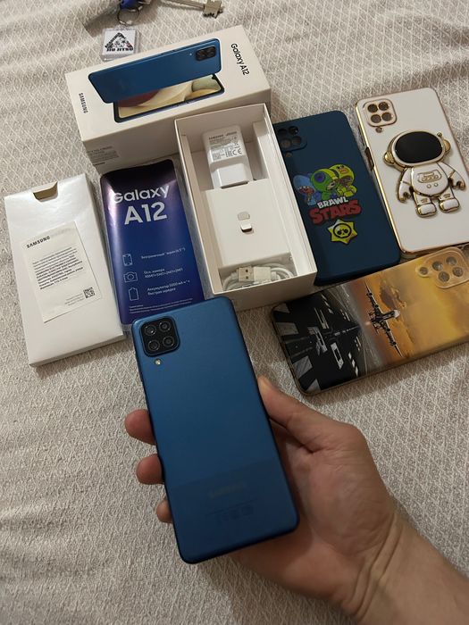 Samsung A12 жагдай жаксы ремонт болмаган идиальный телефлн