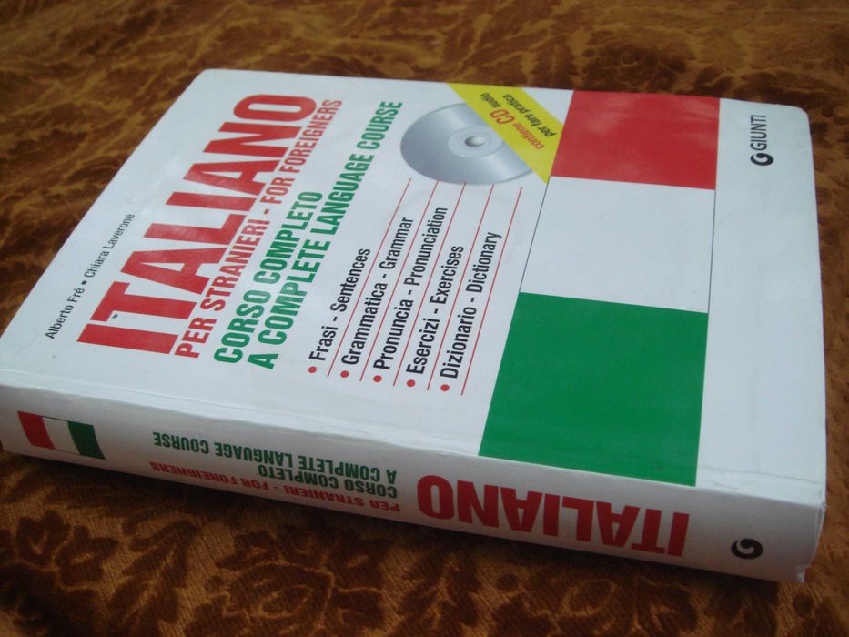 Учебник Книга  Лучший с СД диском Итальянский Язык - Новый