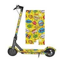 Stickere FullBody Yellow Graffiti trotineta electrica Xiaomi Essential