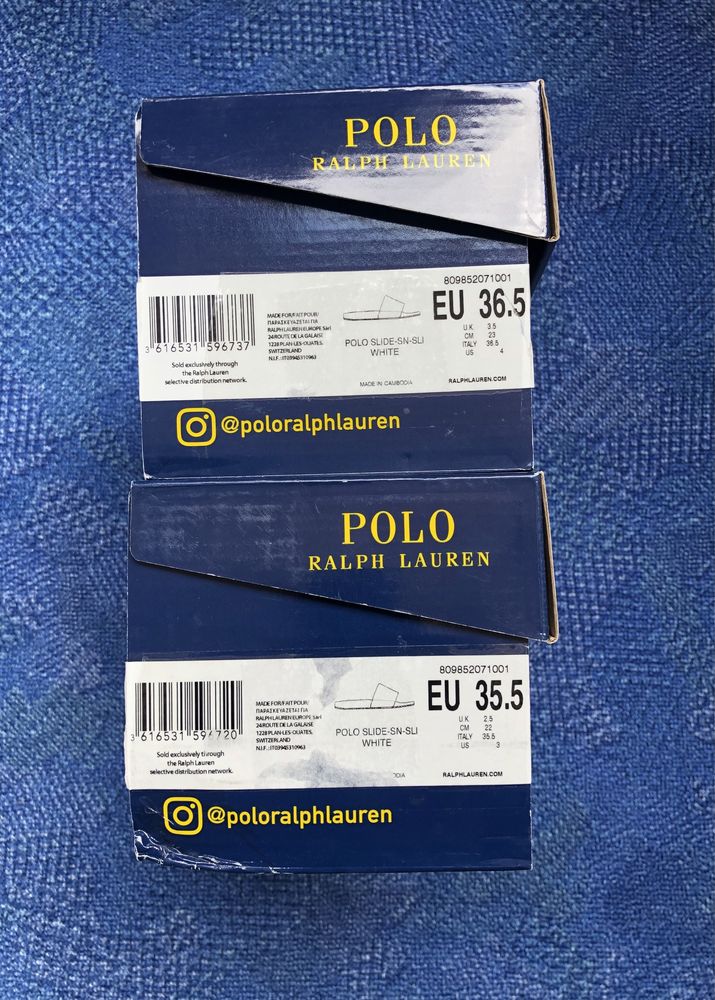 НОВИ Polo Ralph Lauren ОРИГИНАЛНИ дамски джапанки - 35,5 и 36,5