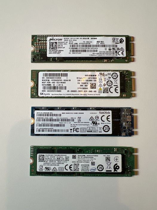 SSD SATA M.2 256GB format 2280 Perfect Functionale