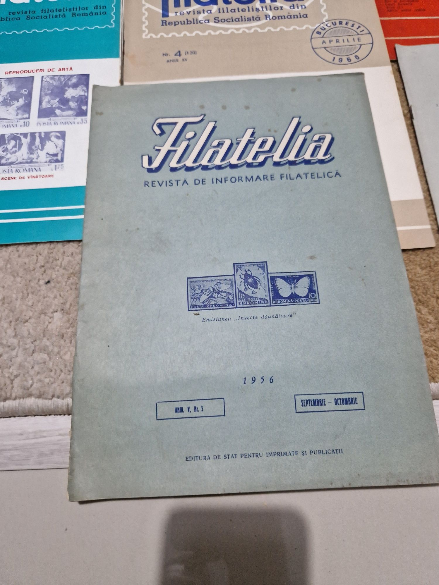 Vand colectie Revista Filatelia intre anii 1956/1973