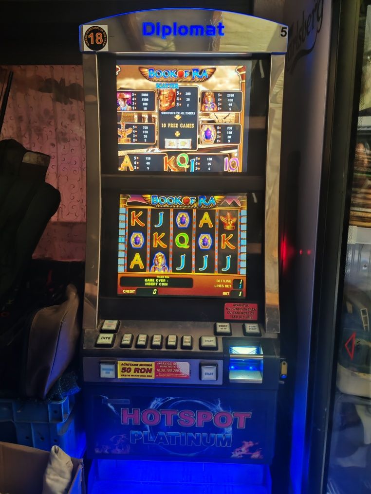 Aparat Slot Machine / Păcănele Diplomat HOTSPOT PLATINUM - 10 Jocuri,