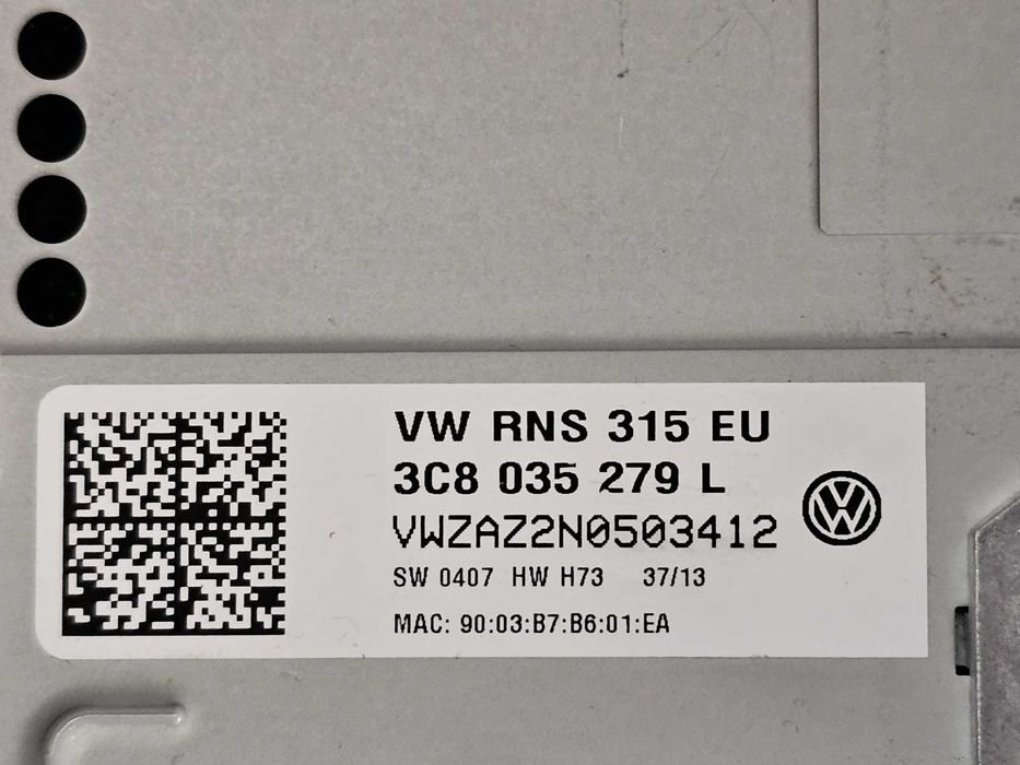 Navigație originală VW RNS 315 3C8035279L bluetooth integrat VW Passat