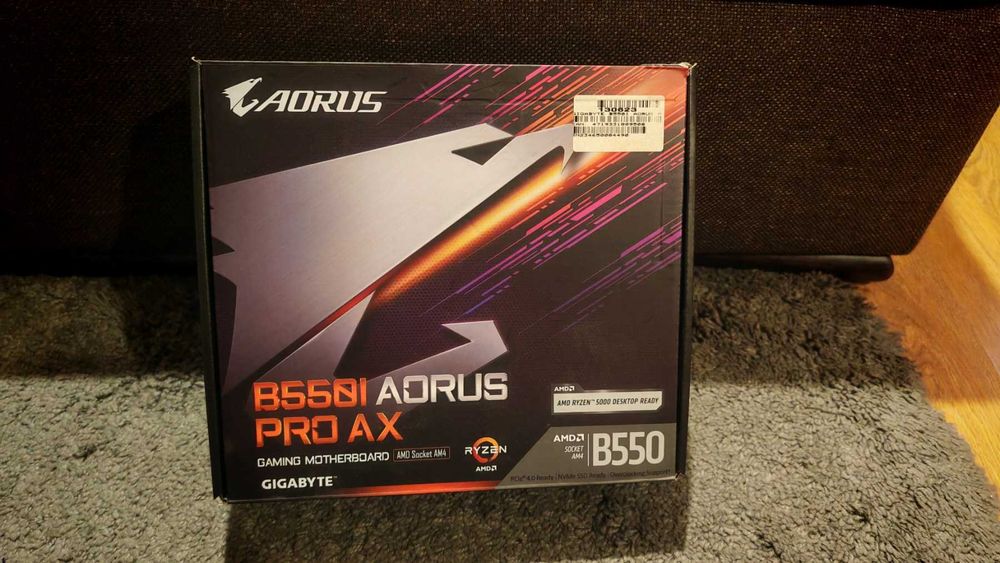 Дънна платка GIGABYTE B550I AORUS PRO AX, WI-FI, Socket AM4
