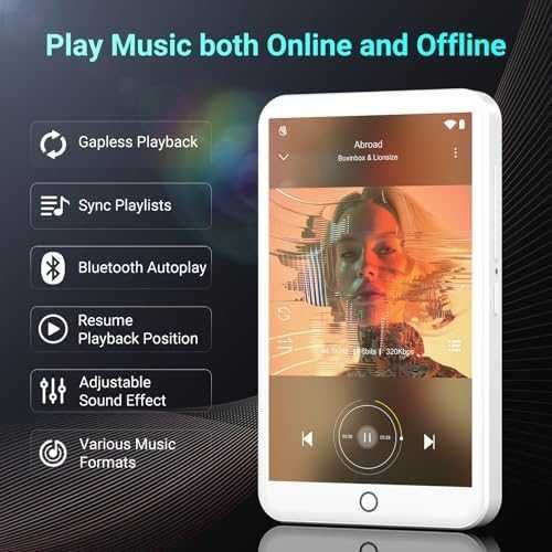 MP3/MP4 плейър 96GB Android 13 Bluetooth WiFi Spotify тъчскрийн музика