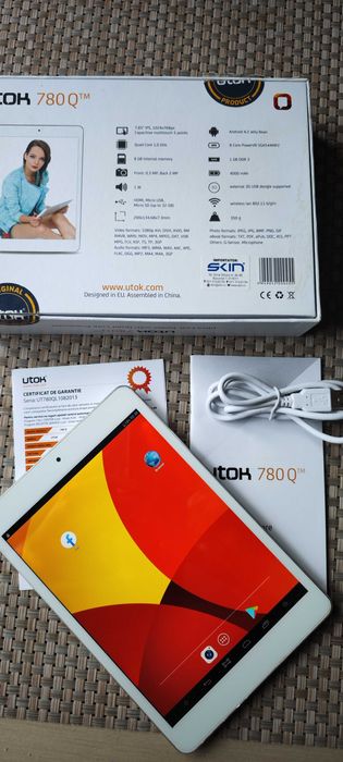 Tableta UTOK 780Q cu procesor Quad Core 1 Ghz, 7.85" IPS, 1GB DDR3,