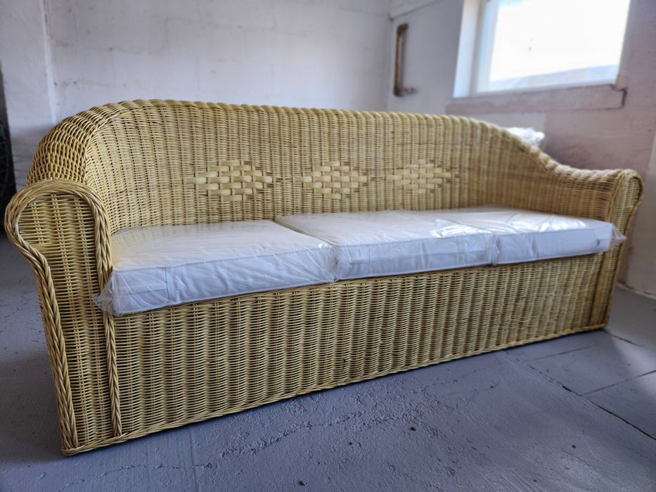 PROMOTIE Bancă ratan natural 3 locrui LIVADEIA