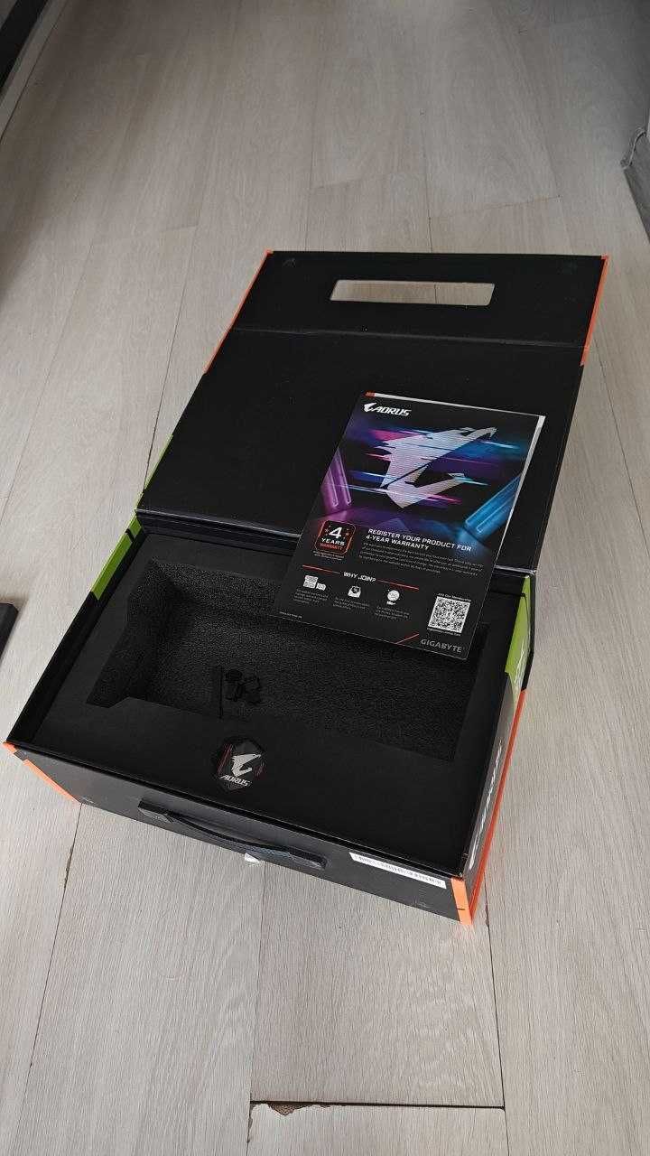 Видеокарта топовая RTX 3080 AORUS MASTER 10240MB 320bit GDDR6X