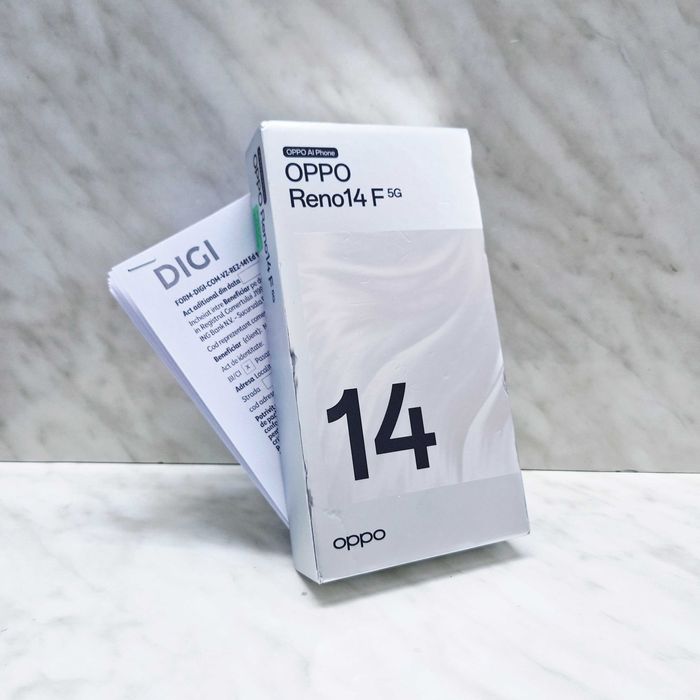 OPPO Reno14 F 5g, 8gb ram, 256gb, NOU, ZEUS Amanet Militari 33850