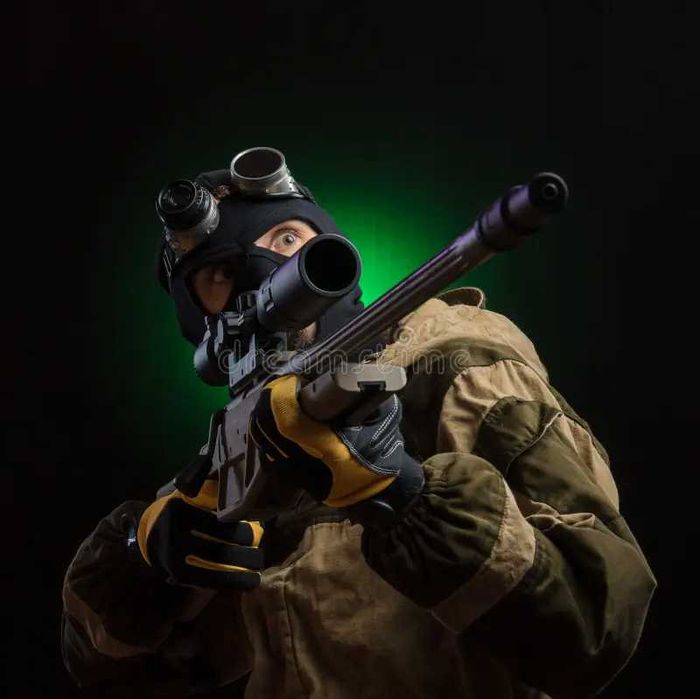 Pusca Airsoft Puternica. FULL METAL ~6 J~ Cu Arc Armare MANUALA
