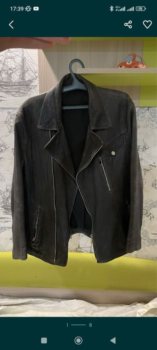 Кожаная куртка-косуха унисекс.