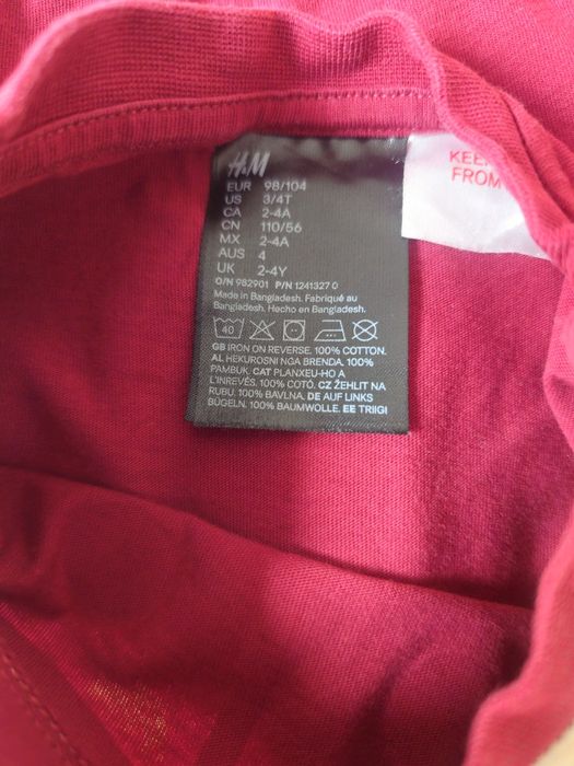 Set 2 Pijamale Craciun H&M 98/104, 3-4 ani, 100% bumbac