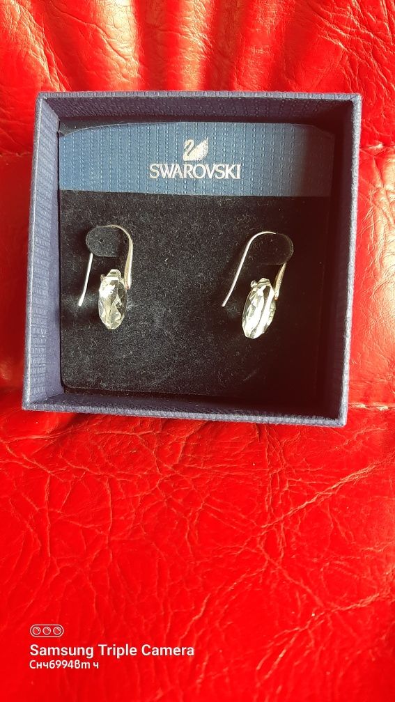 Елегантни дамски обеци SWAROVSKI