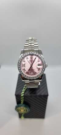 Дамски Rolex Datejust 31мм Pink Dial Diamond Bezel