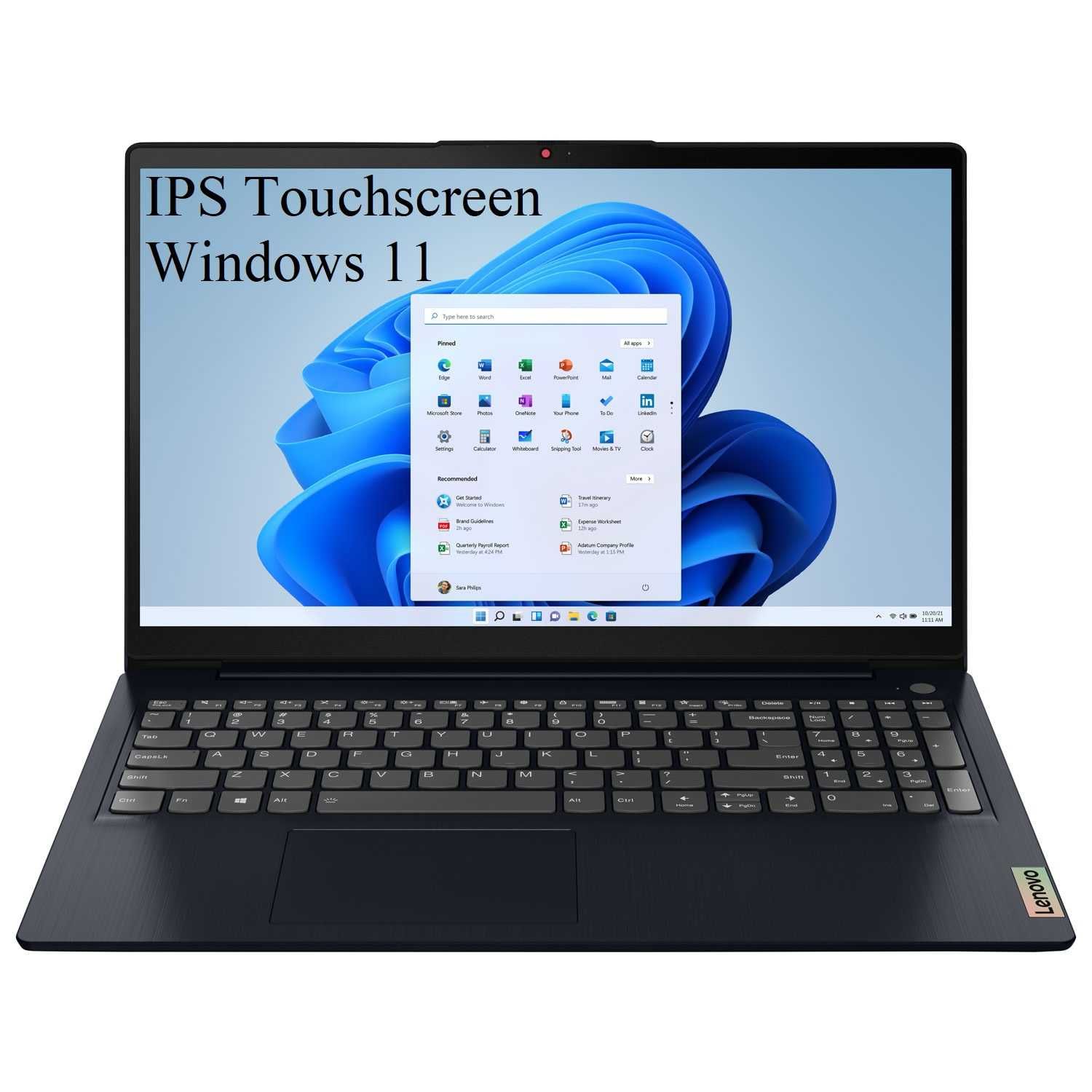 15.6" тъч Lenovo 3 / i5-1235u / 24GB / 512GB SSD / Win11