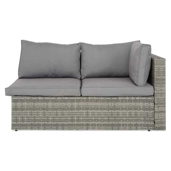Set mobilier gradina/terasa canapea/colțar si masa taburet HATTEM
