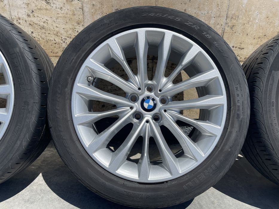 Jante Roti 18 BMW Seria 5 8 M G30 G15 Anvelope 245 45 R18 vara iarna