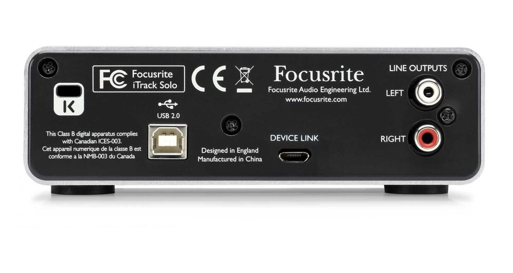 Interfață audio Focusrite - iTrack Solo Lightning, gri/negru,sigilat