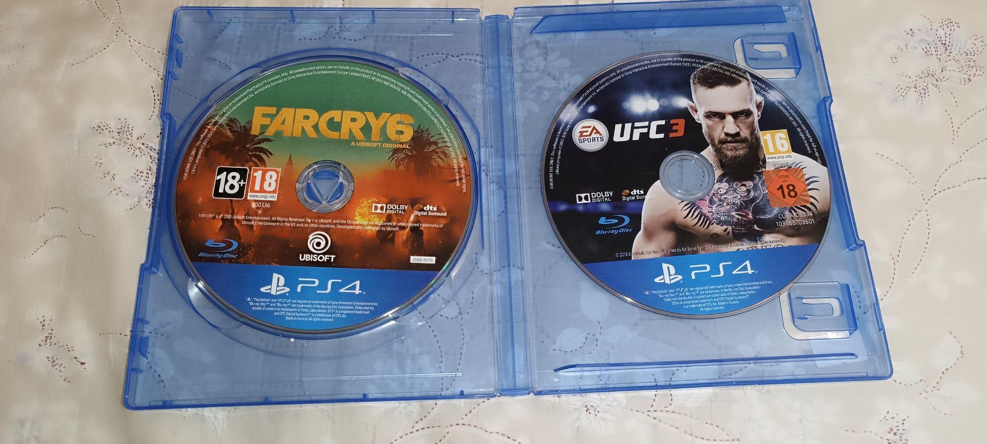 диск farcry 6 и UFC 3