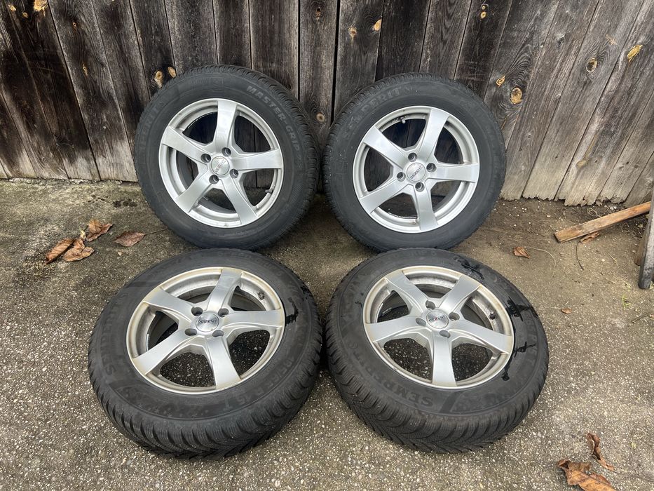 Set roti 4x100 pentru Lodgy Logan Sandero Clio Megane 185/65R15