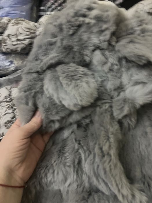 Шубка из кролика для девочки