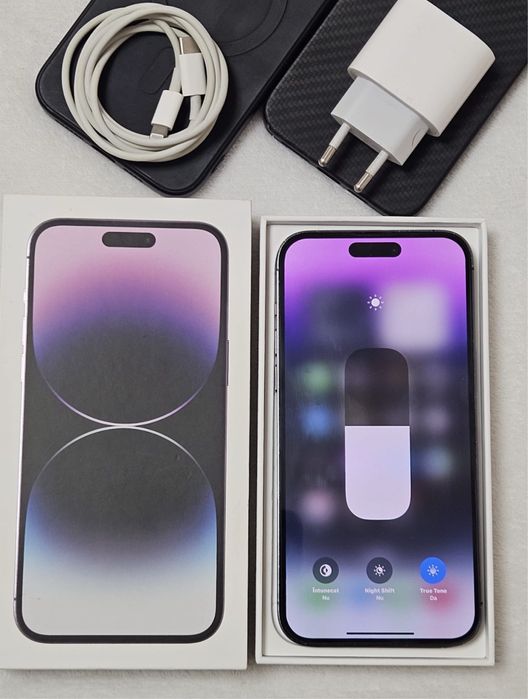 iPhone 14 PRO, Deep Purple, 84% baterie, Full box