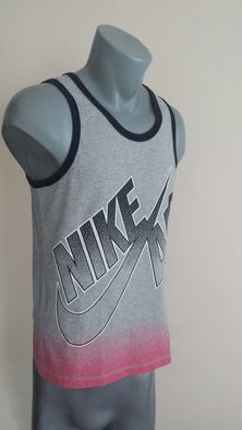 Nike Pivot Mens Tank Top Grey/ Black-Gym Size S