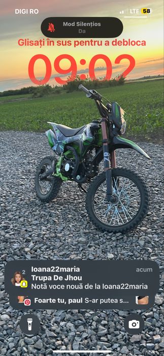 Vand cross 125 cc aproape nou