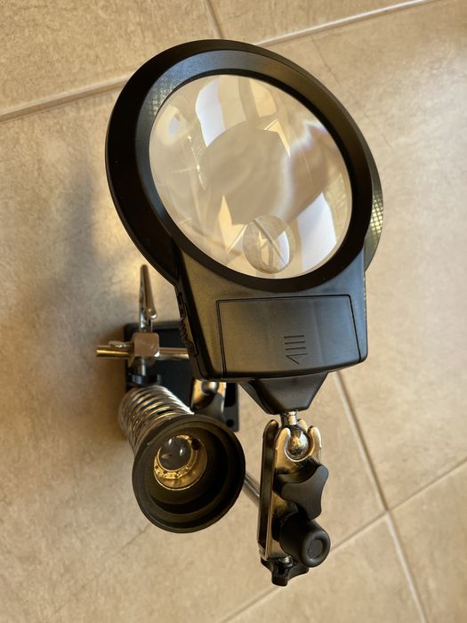 Трета ръка с LED лупа, Powerfix Profi