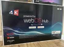 НОВЫЙ смарт телевизор Yasin 140 см 4K smart tv WiFi YouTube