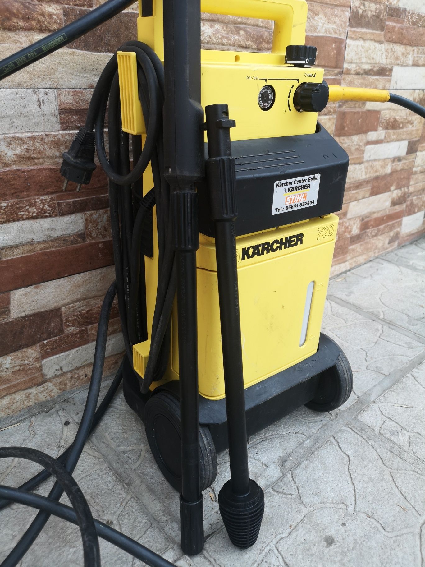 Водоструйка Karcher k7. 20 160bar 3kw 220V БронзГлава Супер Силна Отпу