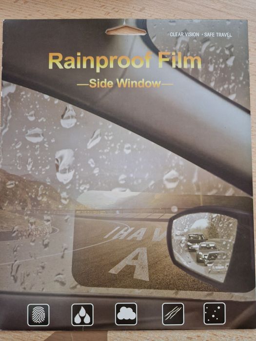 Folie auto oglinda impotriva picăturilor de ploaie