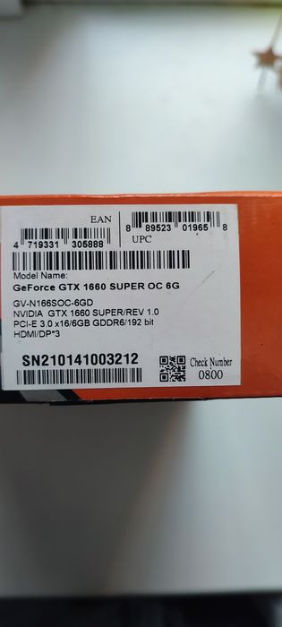 Видеокарта gtx 1660 super