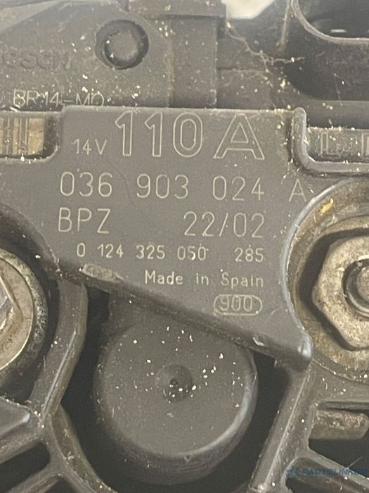 Alternator VOLKSWAGEN GOLF IV 1J1 1997 - 2007 1.6 FSI BAD 036903024A