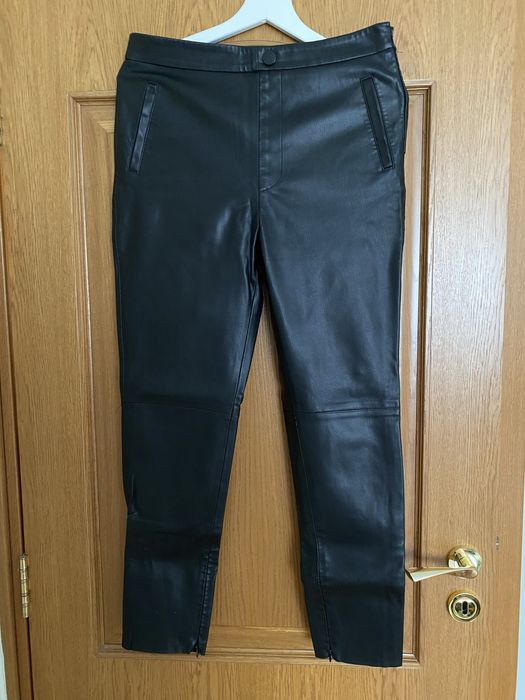 Кожен панталон  Zara