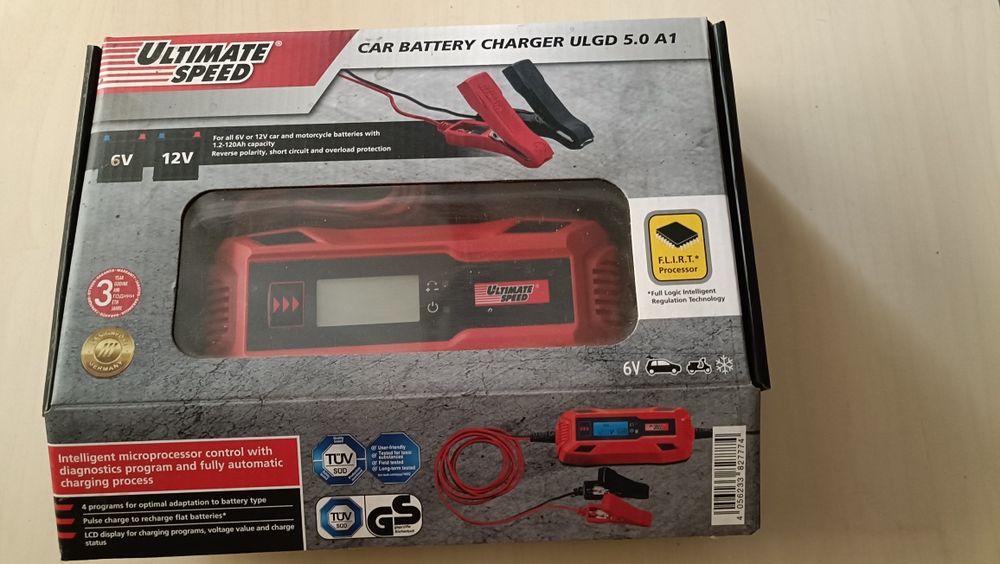 Încărcător NOU Baterie MOTOCICLETA-MASINA-Calitate Germana-Performant