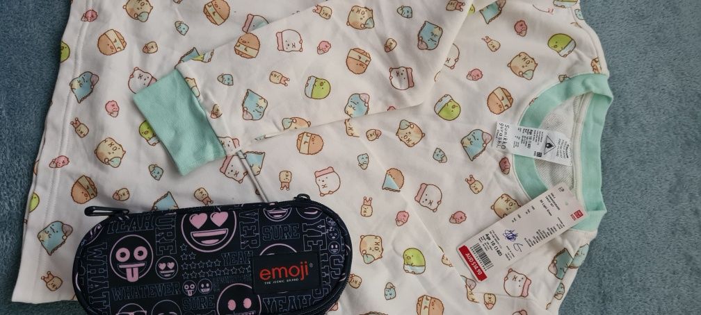 Set penar emoji și bluza pijama brand japonez