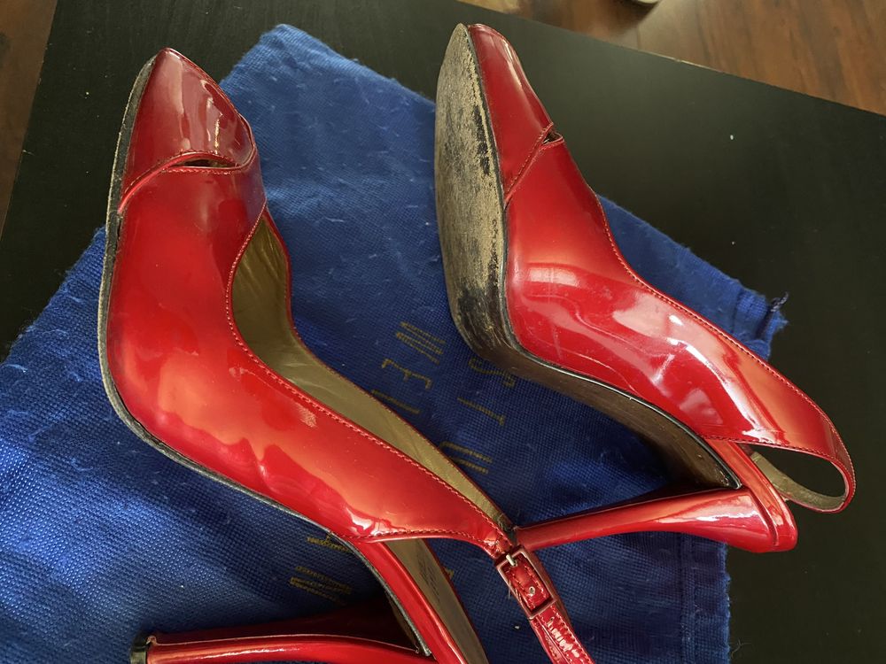 Дамски обувки Stuart Weitzman от естествена кожа IT 37,5